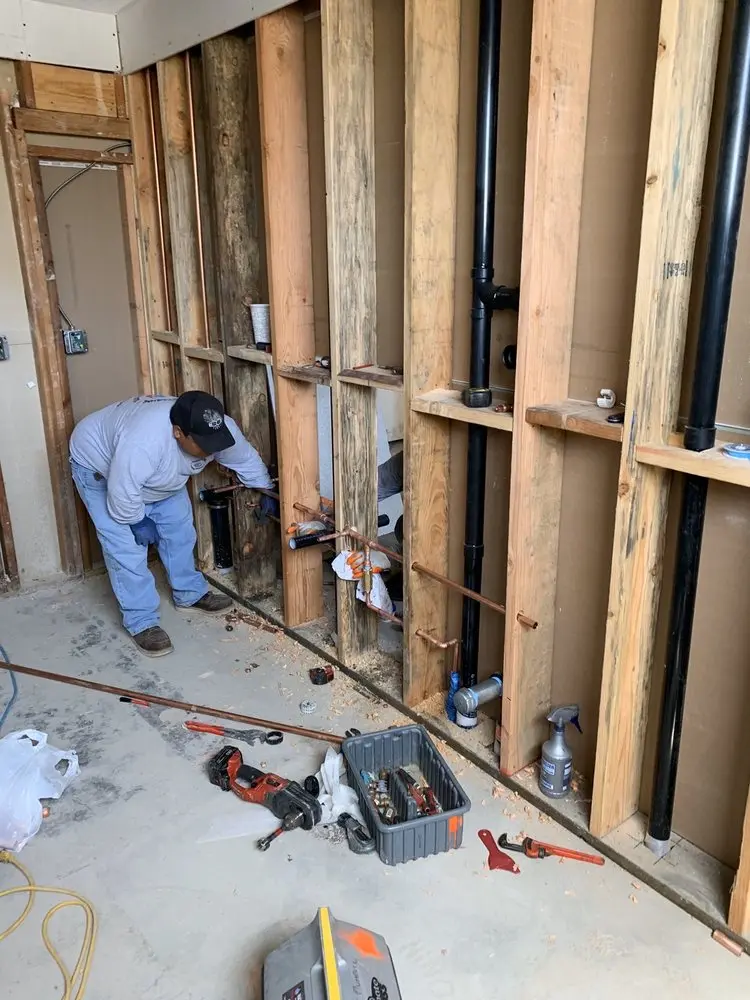 Commercial rough-in plumbing for Water Heater Replacement in Affton